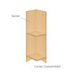 Knick Knack Shelf - Backer Plank MDF Knick Knack Shelf - Backer Plank MDF